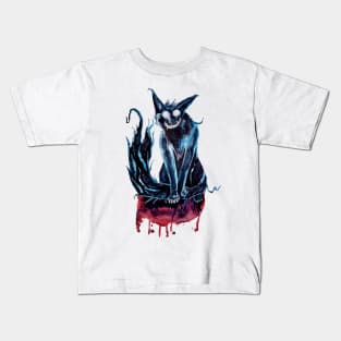 creepy scary dog Kids T-Shirt